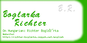 boglarka richter business card